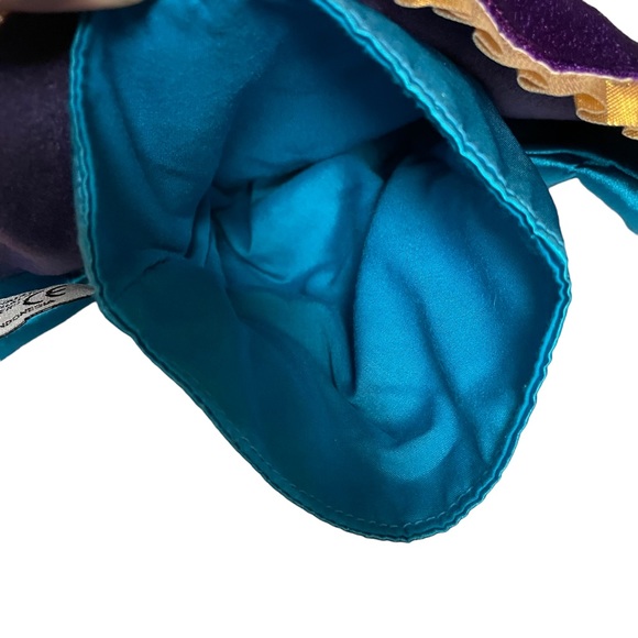 Montessori Vintage Royalty King Hand Puppet Metallic Gold Crown Kids Learning HF - Picture 11 of 12